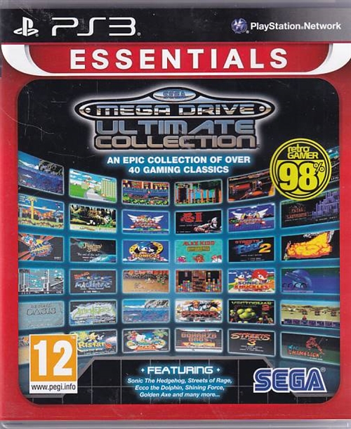 Sega Mega Drive Ultimate Collection - Essentials - PS3 (B Grade) (Genbrug)